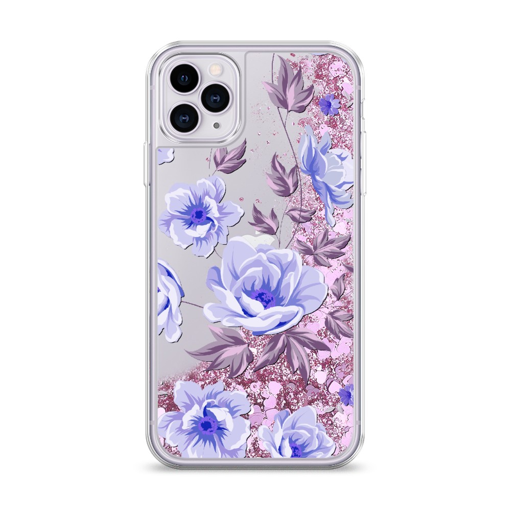

Жидкий чехол с блестками "Цветочная фантазия 1" на Apple iPhone 11 Pro Max, 12294-1