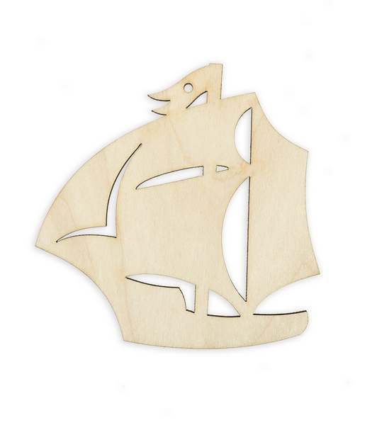 

Mr. Carving Заготовка для декорирования Подвеска Корабль ВД-560-Корабль, 9x9 см от Mr. Car
