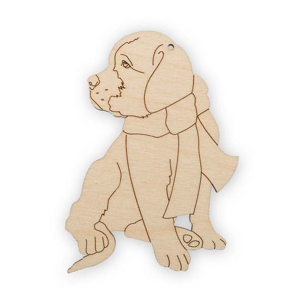 

Mr. Carving Заготовка для декорирования Подвеска Сенбернар ВД-415-Сенбернар, 6.5x10 см от