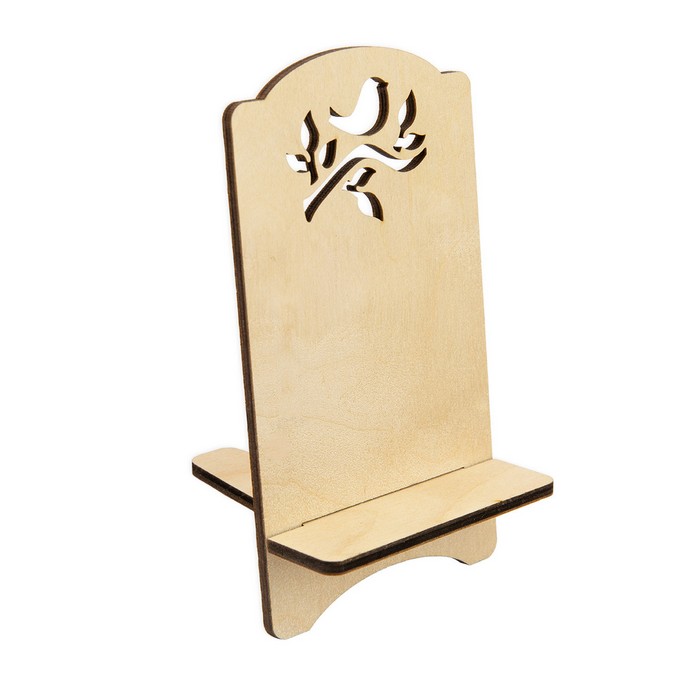 

Mr. Carving Заготовка для декорирования Подставка под телефон фанера ВД-1057, 15x8.5x8.5 с