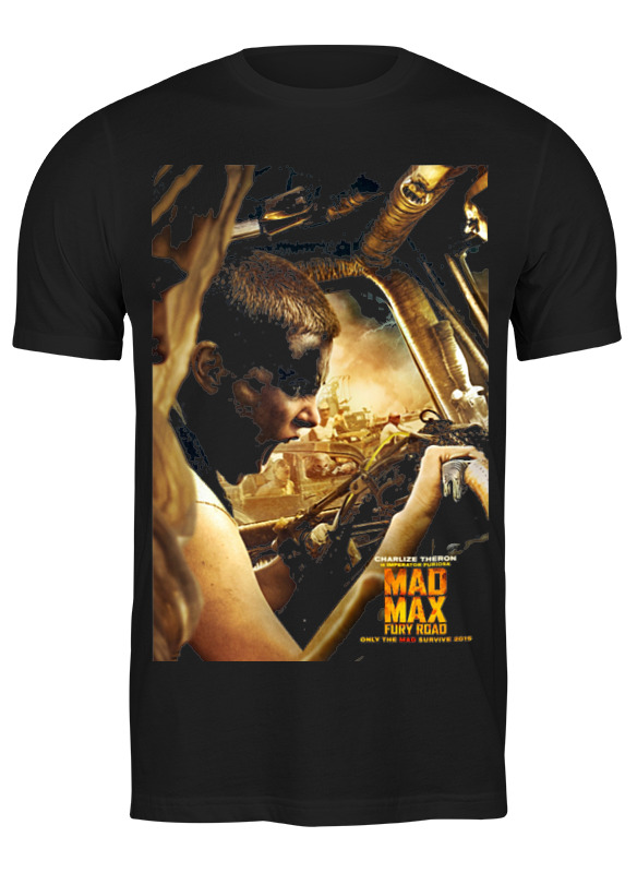 

Футболка мужская Printio Mad max / безумный макс черная 2XL, Черный, Mad max / безумный макс