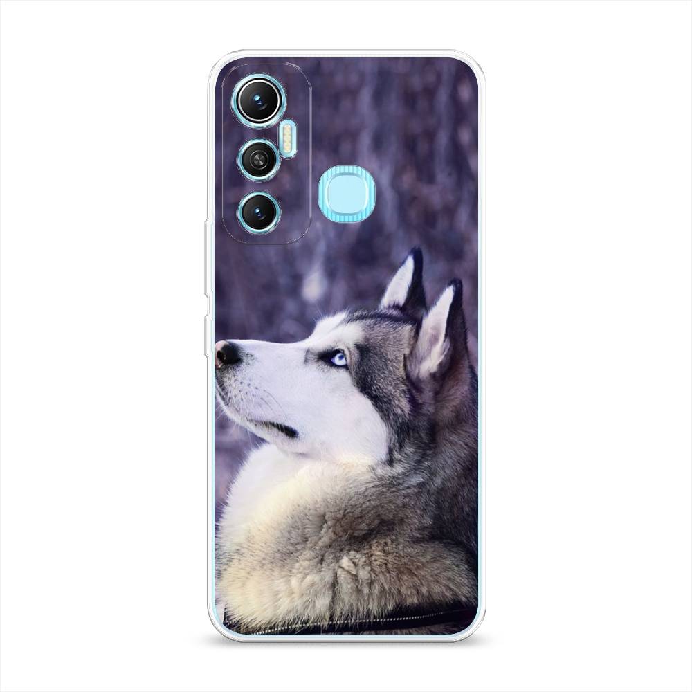 

Чехол на Infinix HOT 11 Helio G70 64 GB "Хаски 1", Фиолетовый;белый, 3100750-1