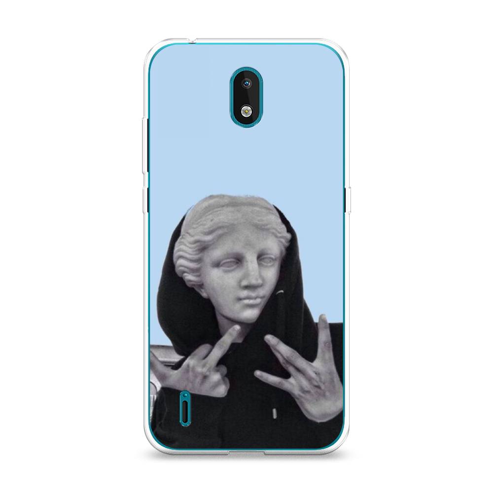 

Чехол Awog на Nokia 1.3 (2020) / Нокиа 1.3 (2020) "SWAG статуя", Голубой, 123950-9