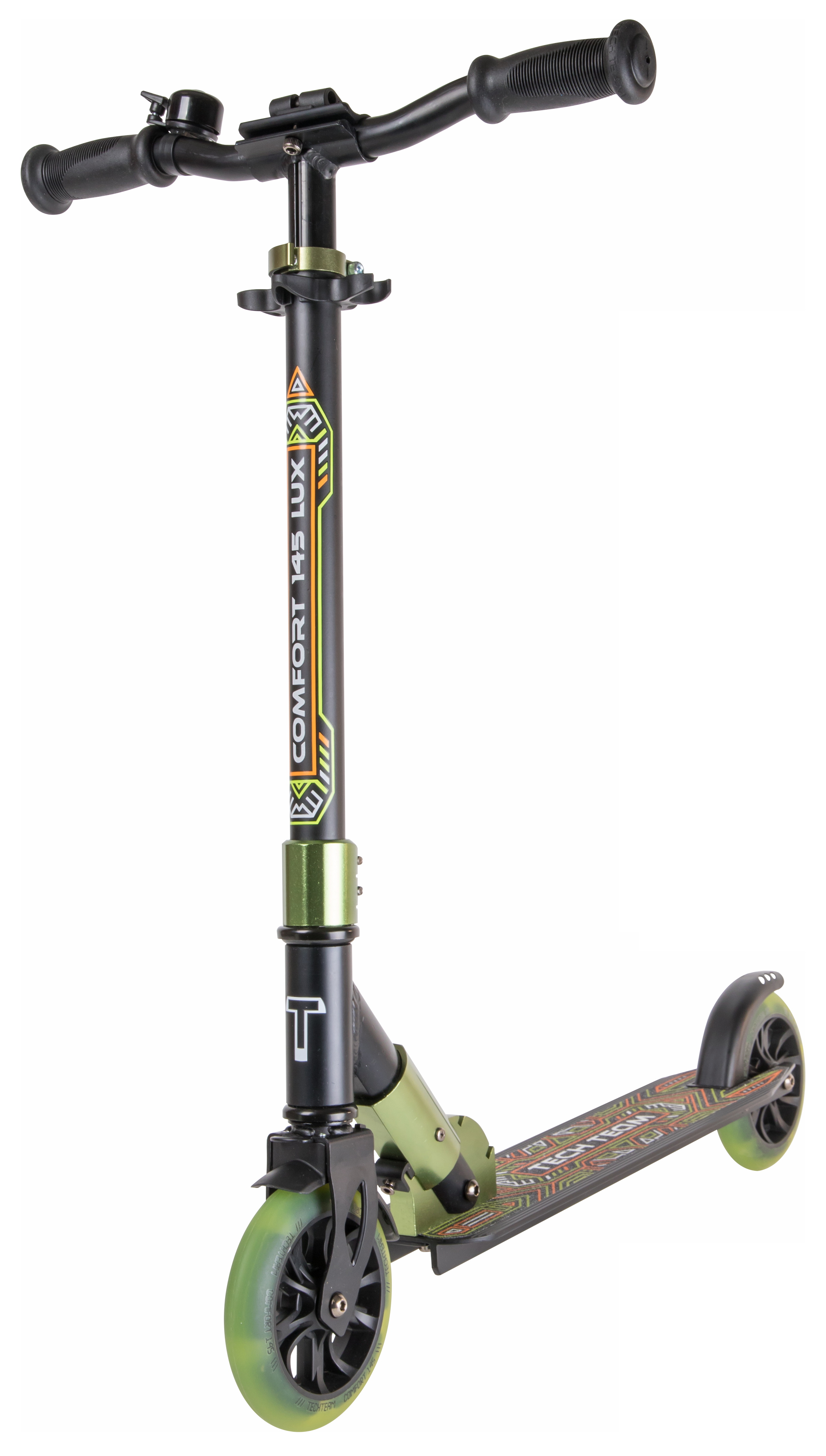 

Самокат Tech Team Comfort 145 Lux black/dark green 1/4