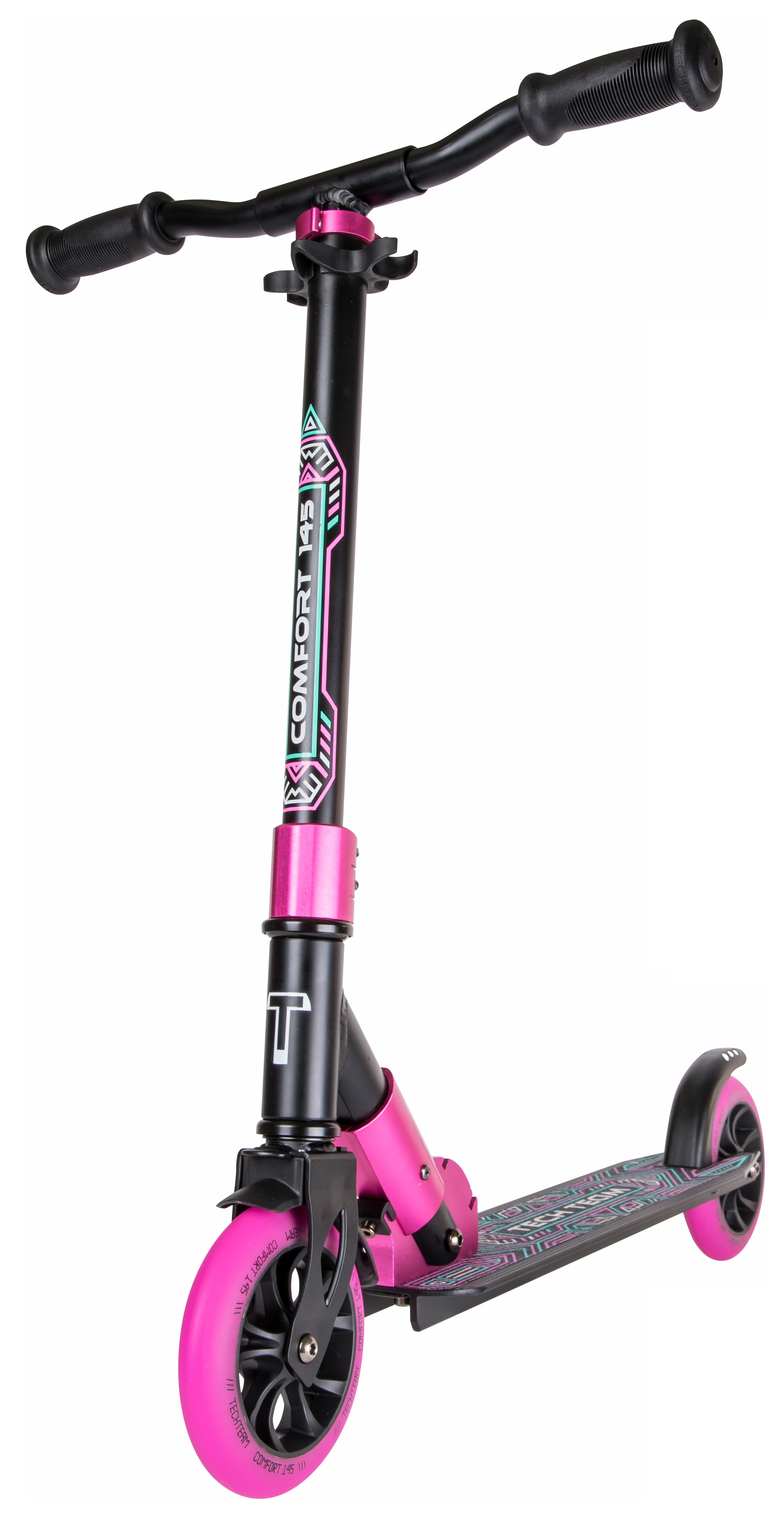 фото Самокат tech team comfort 145r black/pink