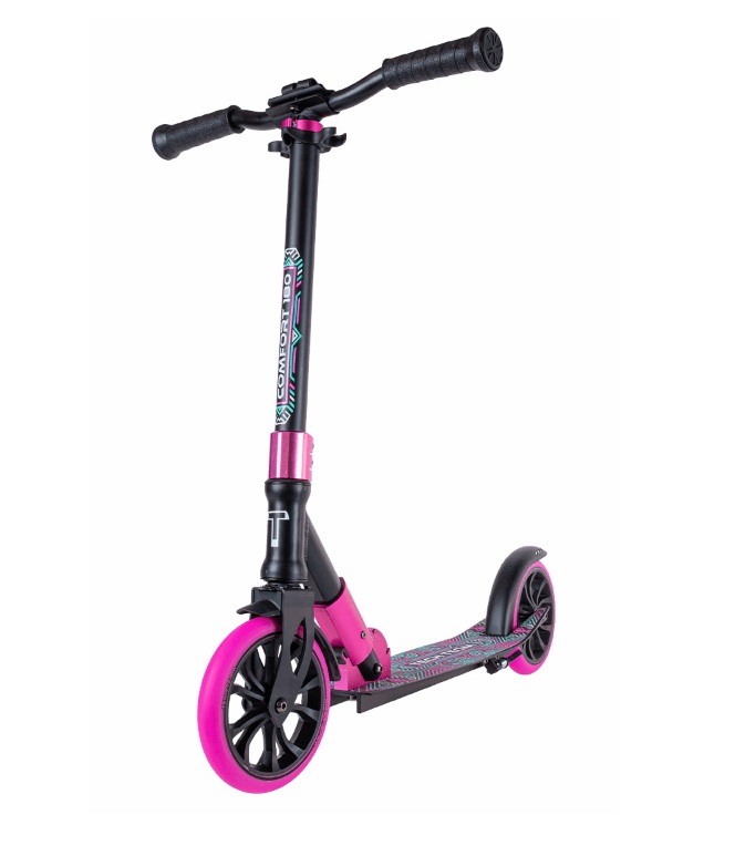 

Самокат Tech Team Comfort 180R black/pink 1/4, Черный;розовый