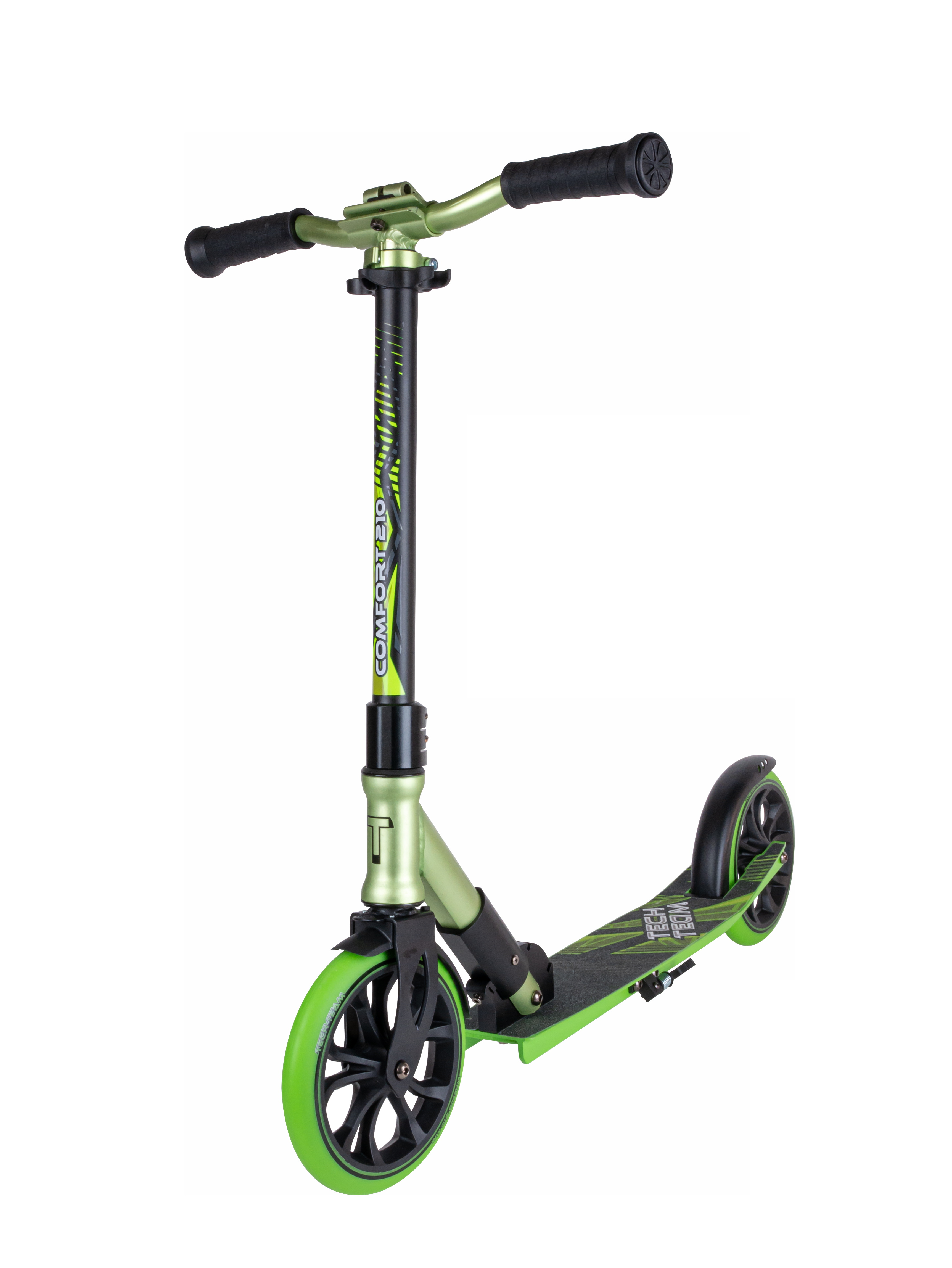 фото Самокат tech team comfort 210r black/green