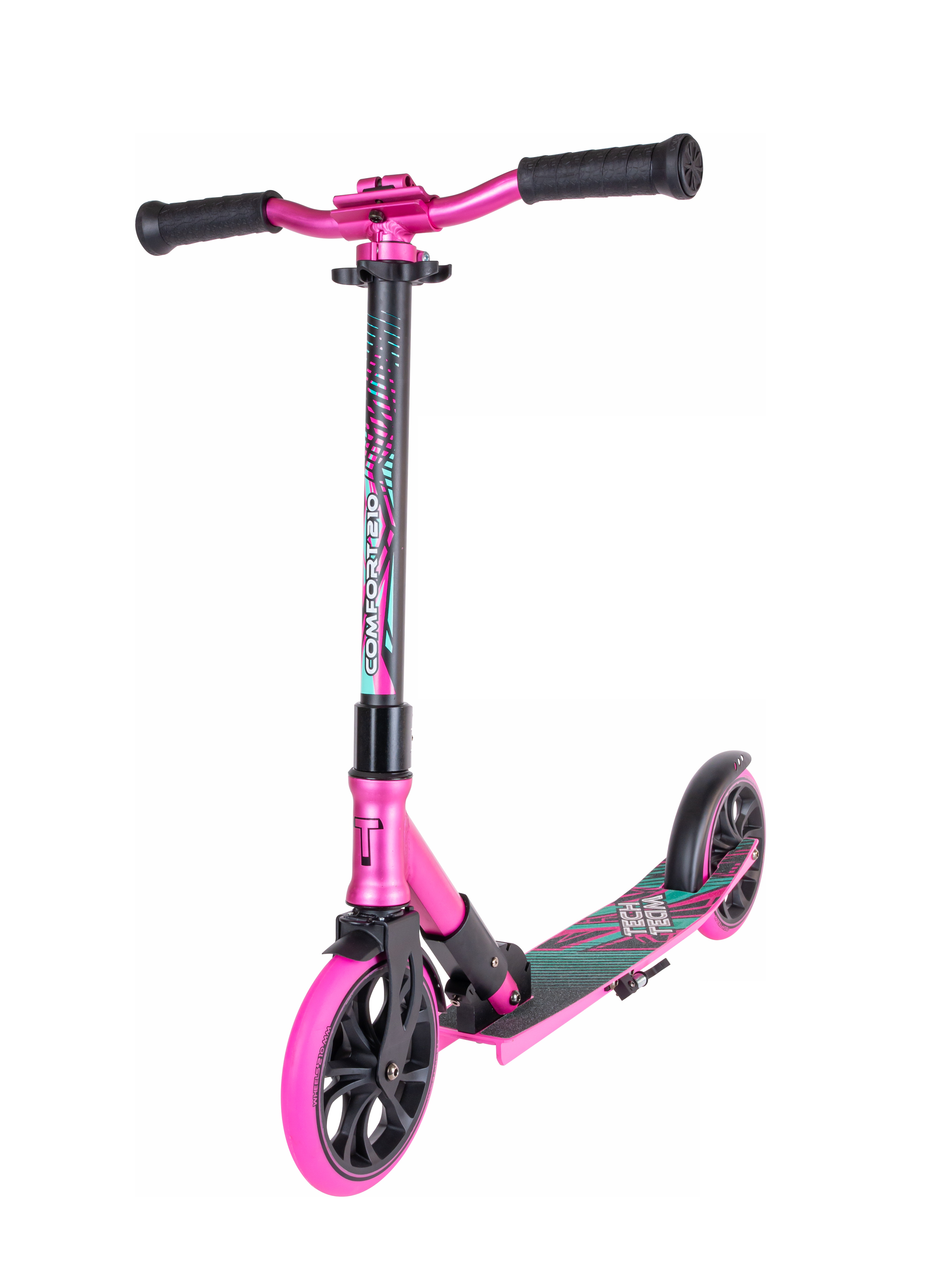 фото Самокат tech team comfort 210r black/pink