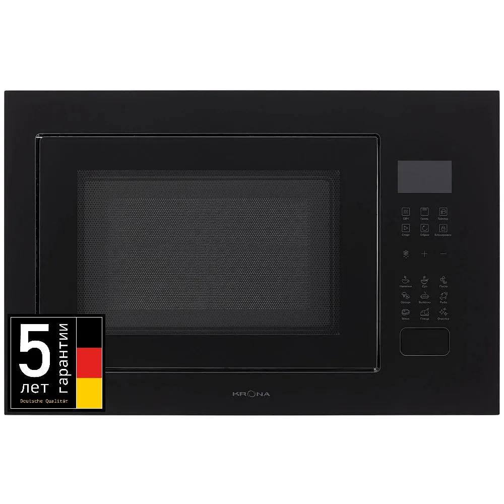 

Встраиваемая микроволновая печь Krona REIN 60 BL черный, REIN 60 BL