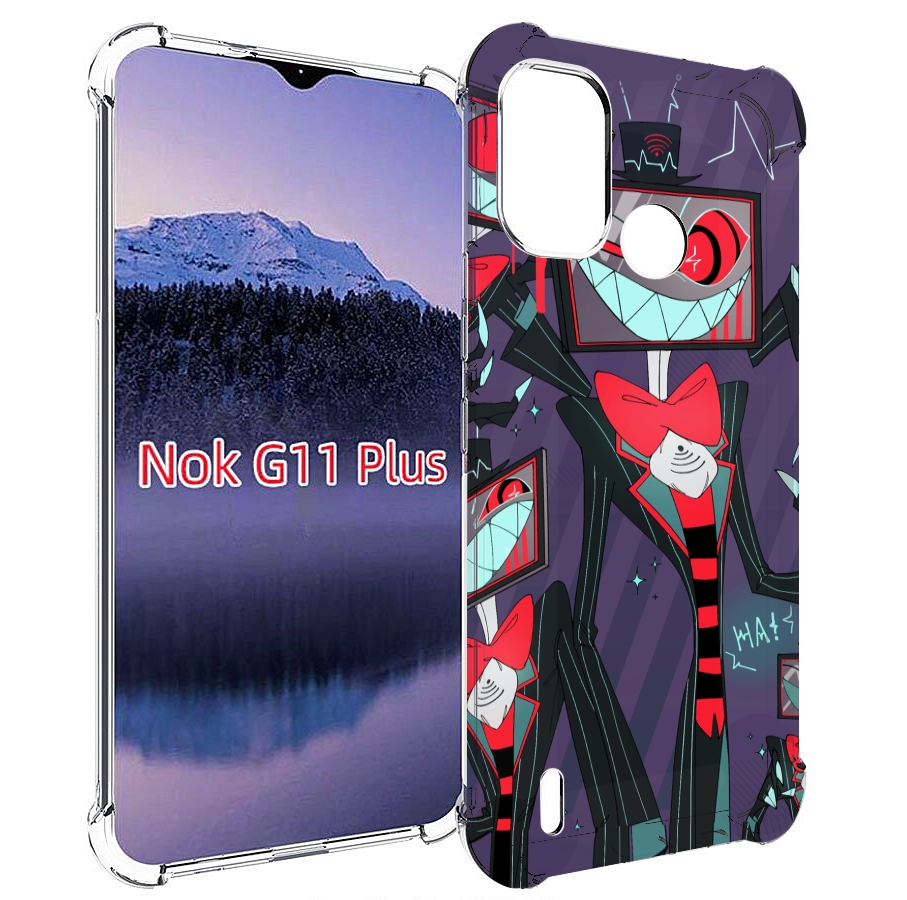 

Чехол MyPads hazbin hotel для Nokia G11 Plus, Прозрачный, Tocco