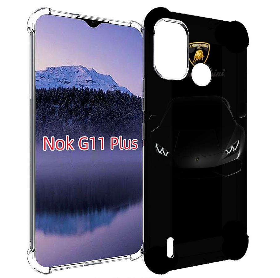 

Чехол MyPads lambo 4 мужской для Nokia G11 Plus, Прозрачный, Tocco