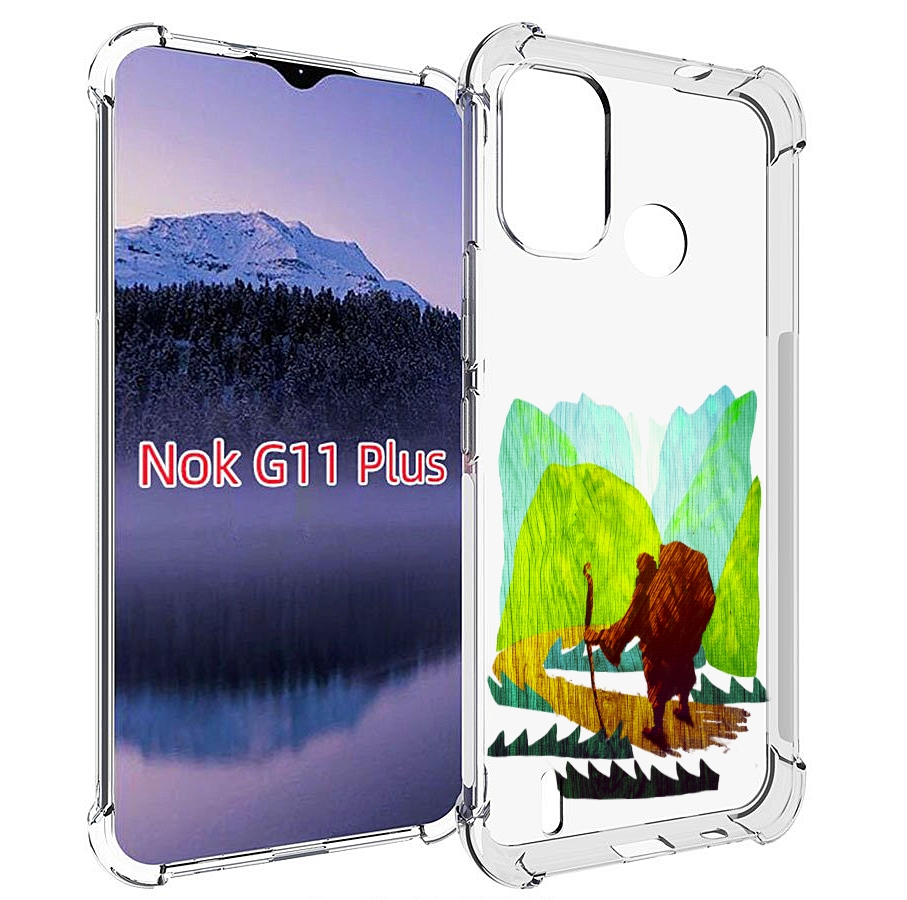 

Чехол MyPads Лесная тропа для Nokia G11 Plus, Прозрачный, Tocco