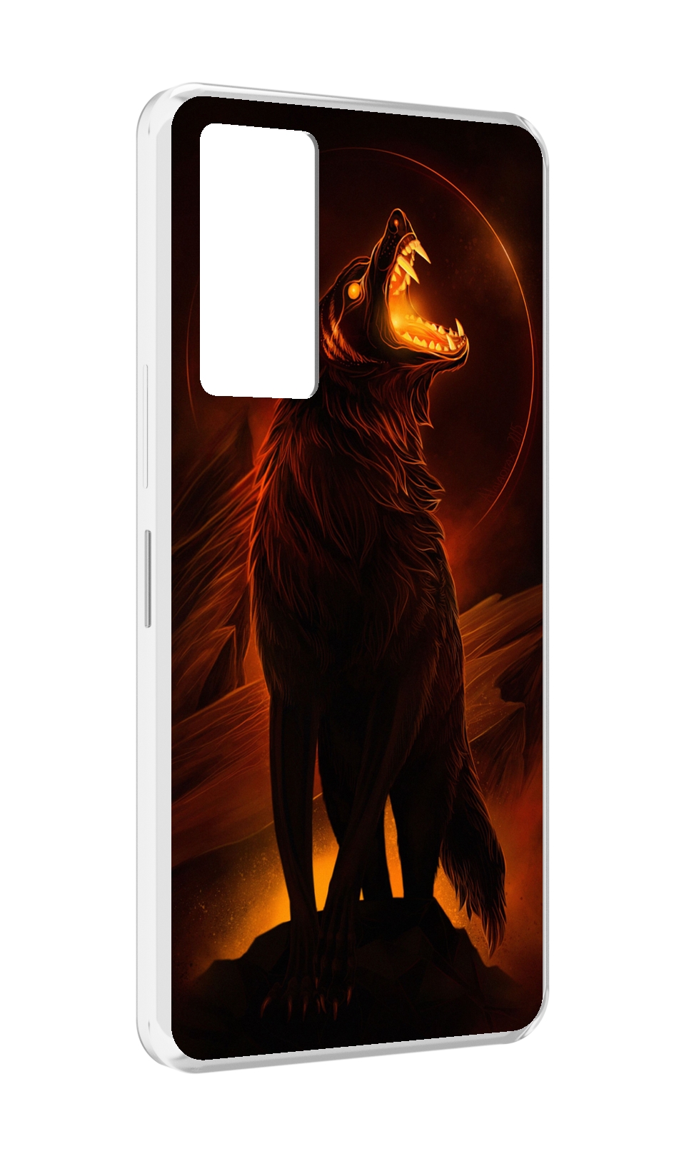 

Чехол MyPads волчара с огнем внутри для Infinix Note 11, Прозрачный, Tocco