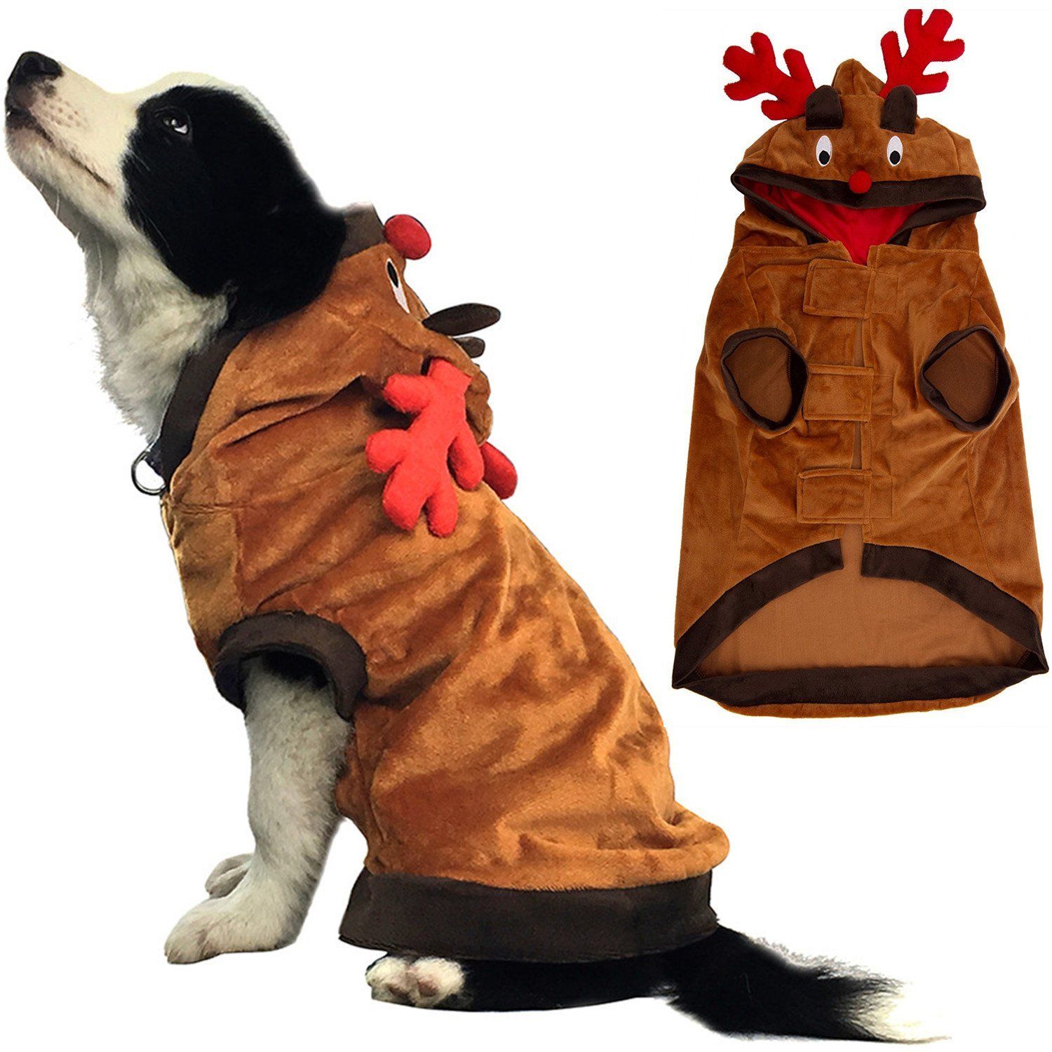 

Костюм для собак Reindeer for Hire Рождественский, унисекс, M