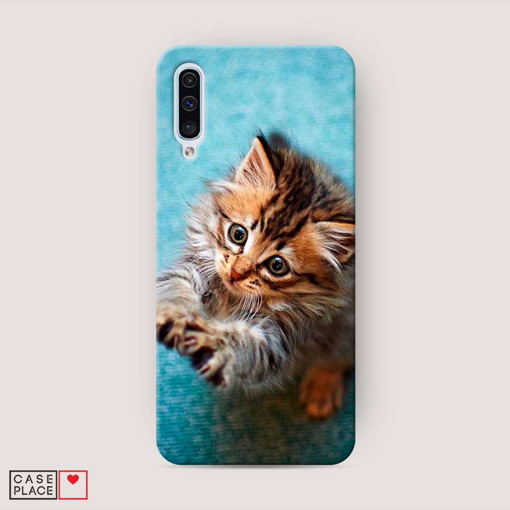 

Пластиковый чехол "Котенок просит есть" на Samsung Galaxy A30s, 28820-1