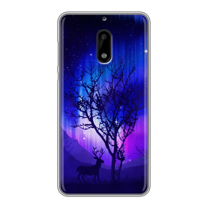 

Чехол для Nokia 6 с рисунком и защитой камеры, 51944