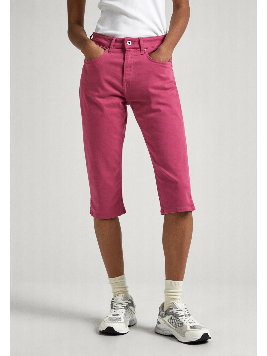 

Повседневные шорты женские Pepe Jeans London PE121S071 розовые 25, Розовый, PE121S071