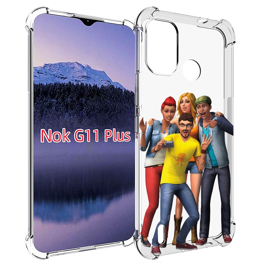 

Чехол MyPads sims для Nokia G11 Plus, Прозрачный, Tocco