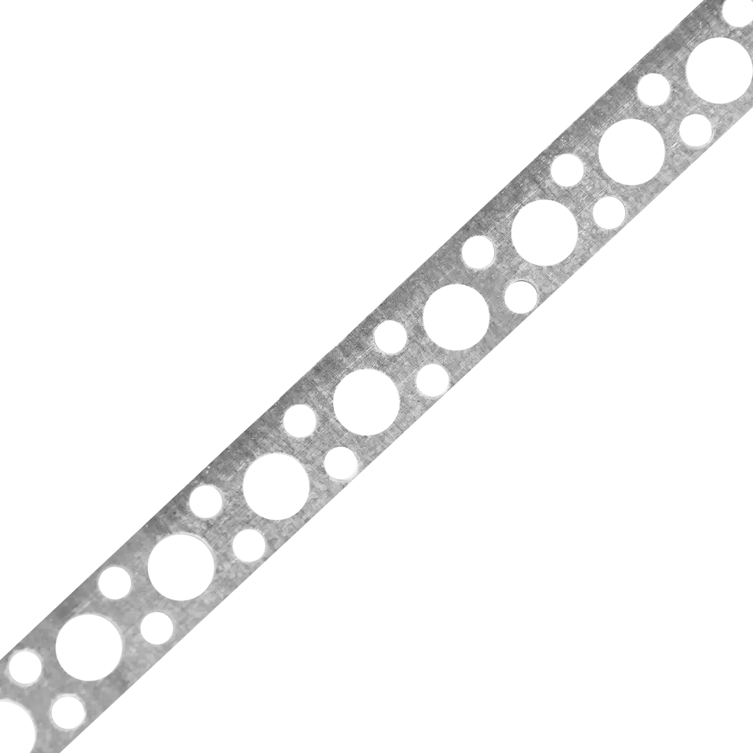 

Перфорированная лента прямая LP 12x0.5 5 м оцинкованная сталь цвет серый