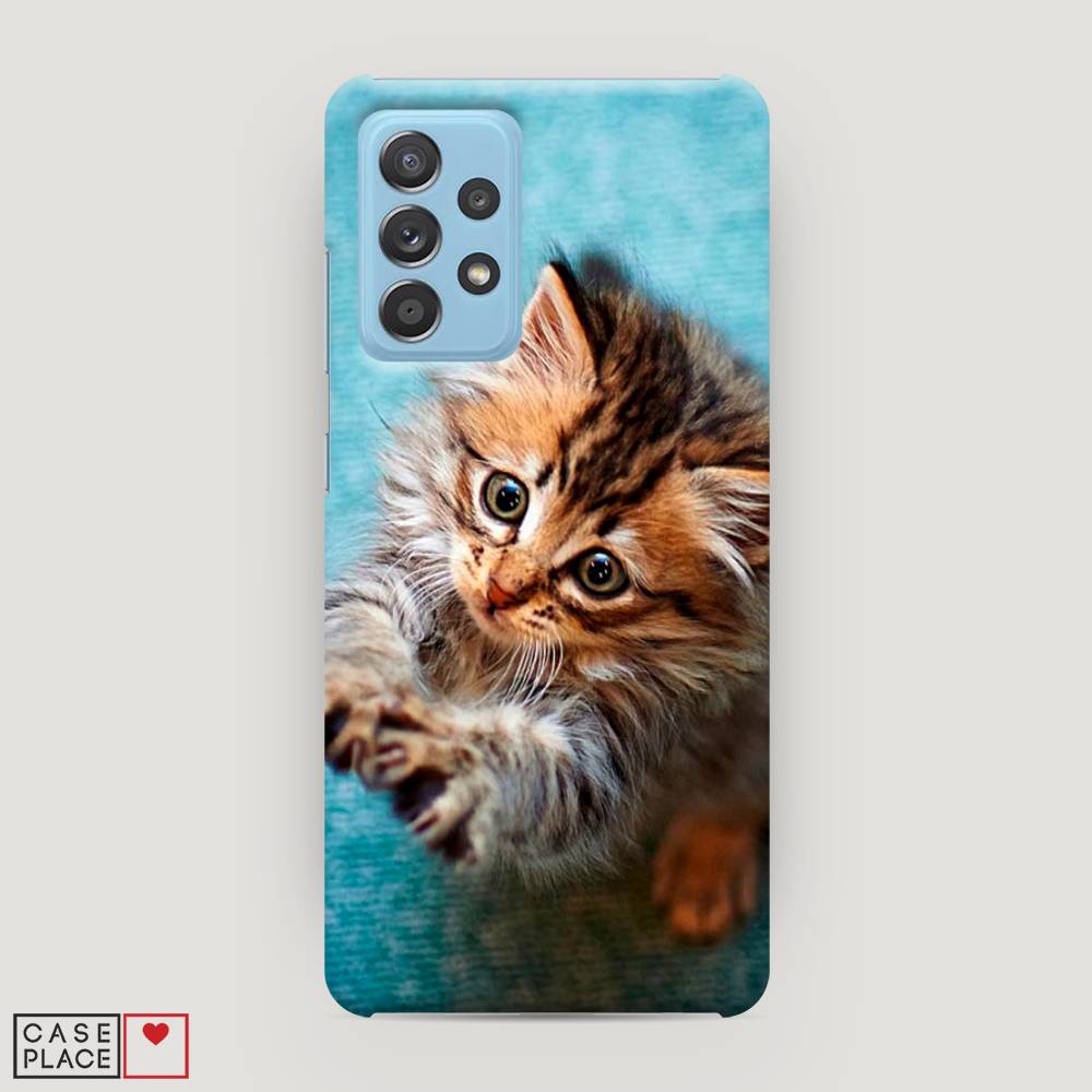 

Пластиковый чехол "Котенок просит есть" на Samsung Galaxy A52, 2102420-1