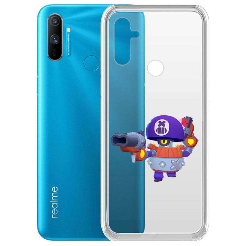 

Чехол-накладка Brawl Stars-Дэррил для Realme C3