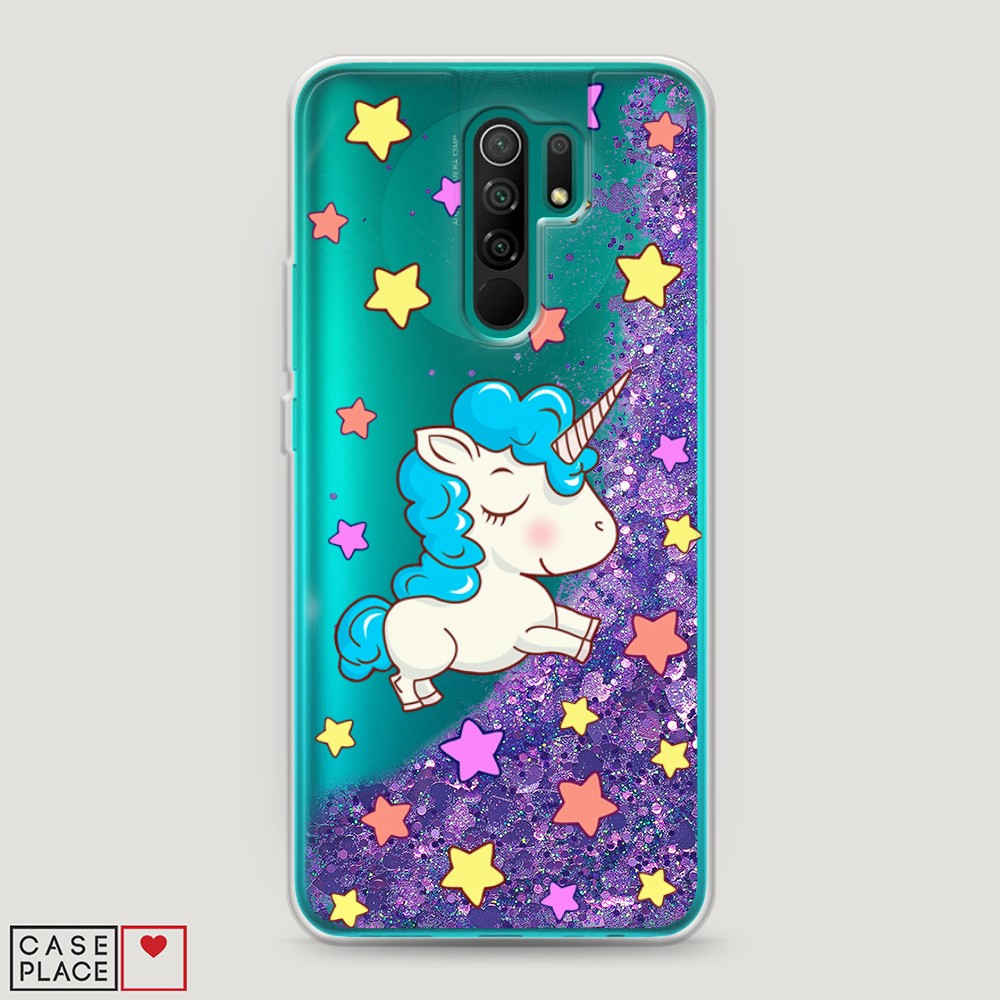 

Чехол Awog на Xiaomi Redmi 9 "Звездный единорог", Разноцветный, 38392-1