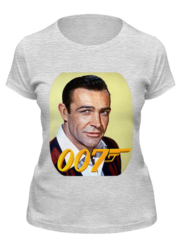 

Футболка женская Printio James bond серая M, Серый, James bond