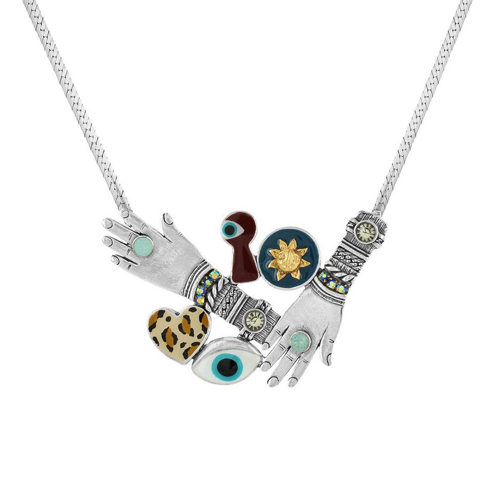

Колье из бижутерного сплава с swarovski 47,5 см TARATATA TT-W22-19111-104, TT-W22-19111-104