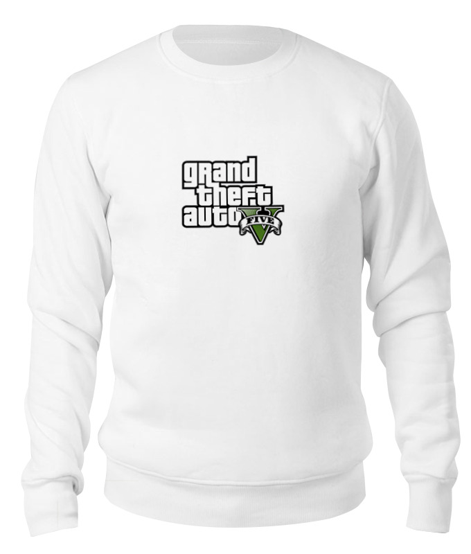 

Свитшот унисекс Printio Grand theft auto 5 белый M, Grand theft auto 5