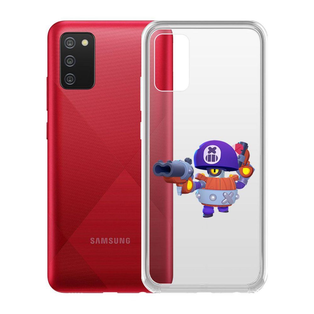 

Чехол-накладка Brawl Stars-Дэррил для Samsung Galaxy A02s (A025)