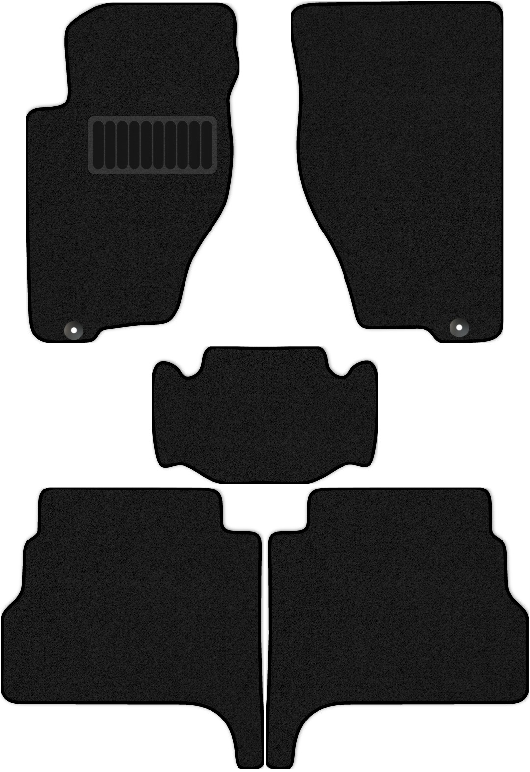 фото Коврики текстильные allmone стандарт для kia sorento i bl 2002 - 2009