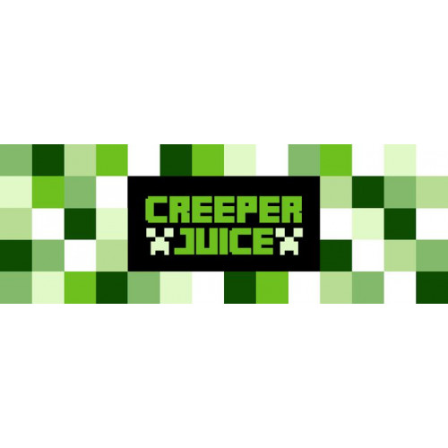 

Этикетки-наклейки на бутылки "Creeper Juice" Майнкрафт - 5 шт., Разноцветный, Simpartymodel75