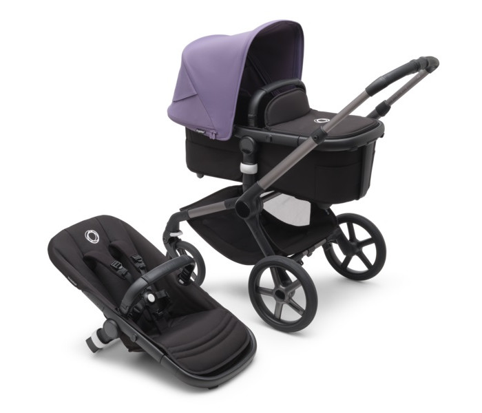 

Коляска Bugaboo 2 в 1 Fox 5 шасси Graphite graphite,midnight black,astro purple, 1564992