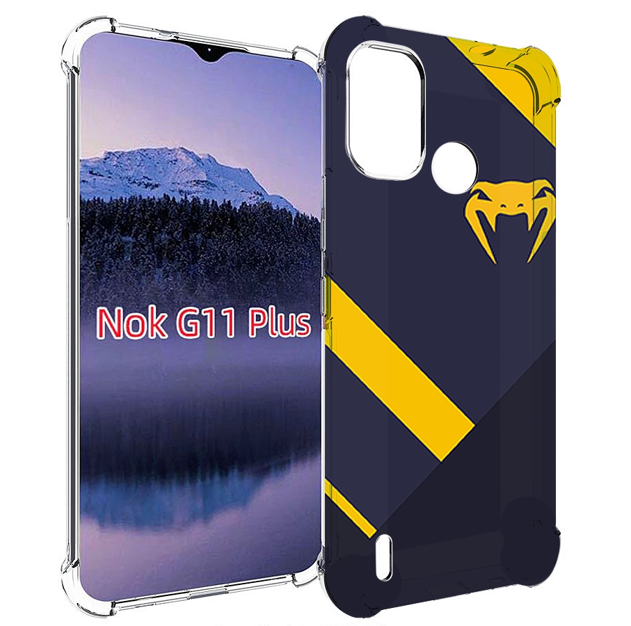 

Чехол MyPads venum мужской для Nokia G11 Plus, Прозрачный, Tocco