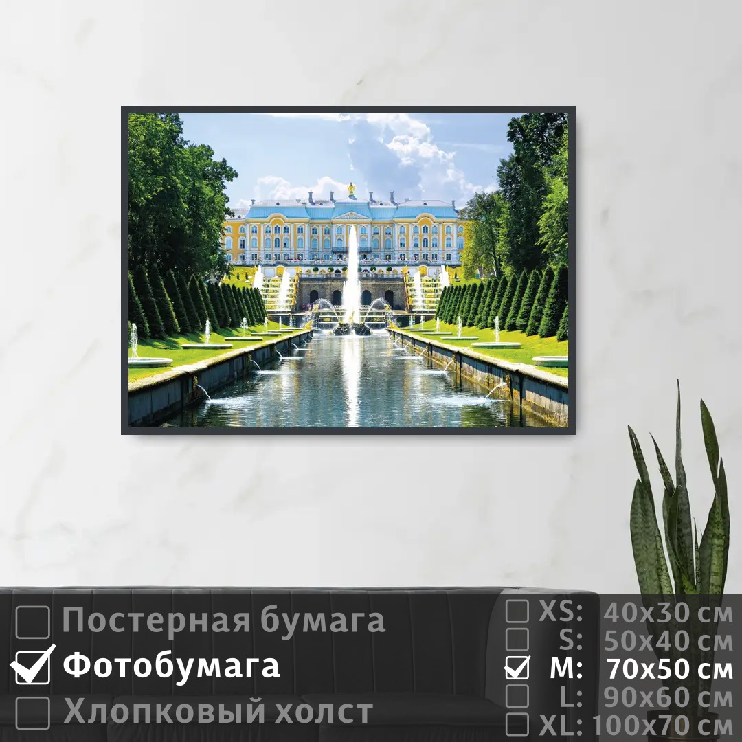 

Постер на фотобумаге ПолиЦентр Дворец виды петербурга 70х50 см, ДворецВидыПетербурга