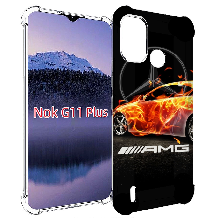 

Чехол MyPads АМГ мужской для Nokia G11 Plus, Прозрачный, Tocco