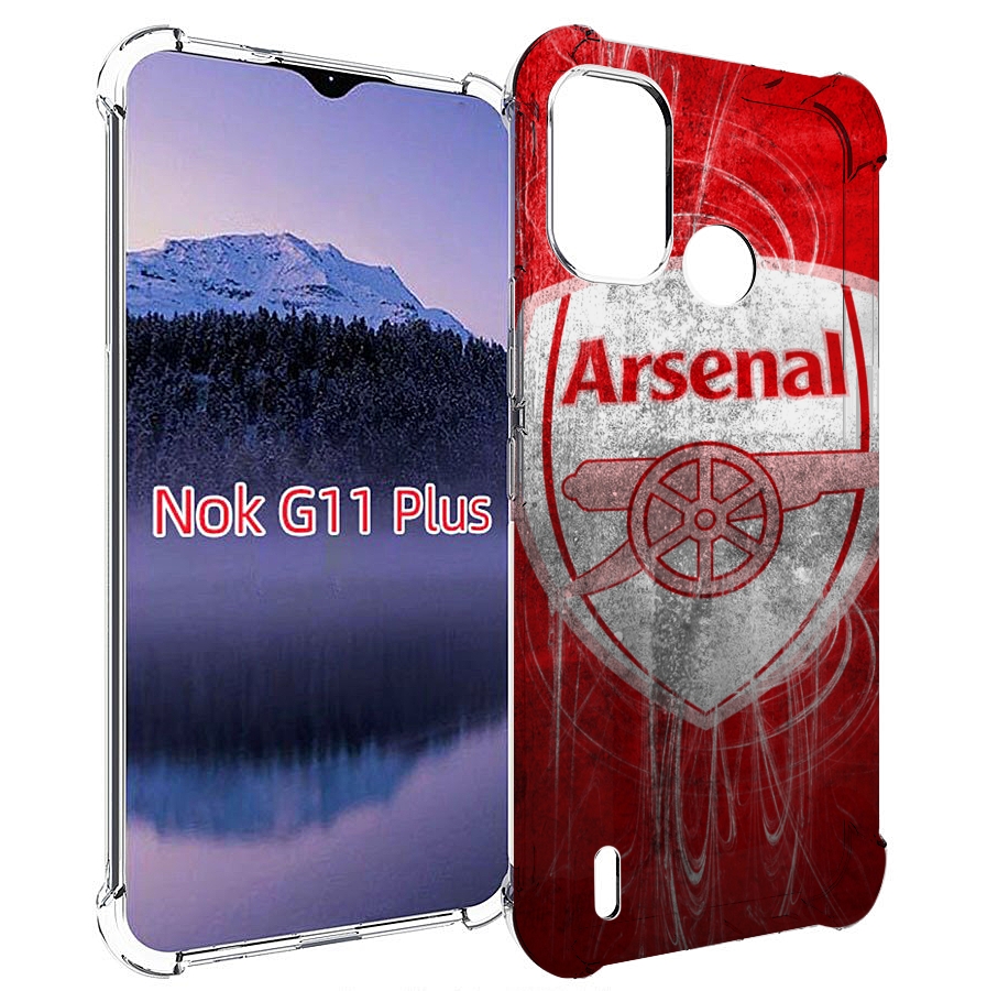

Чехол MyPads Арсенал для Nokia G11 Plus, Прозрачный, Tocco