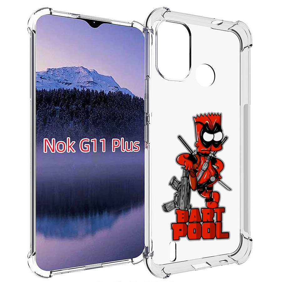 

Чехол MyPads Барт-Пул для Nokia G11 Plus, Прозрачный, Tocco