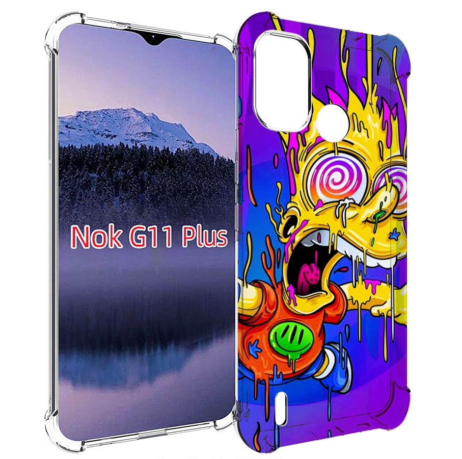 

Чехол MyPads Барт-арт-стрит для Nokia G11 Plus, Прозрачный, Tocco