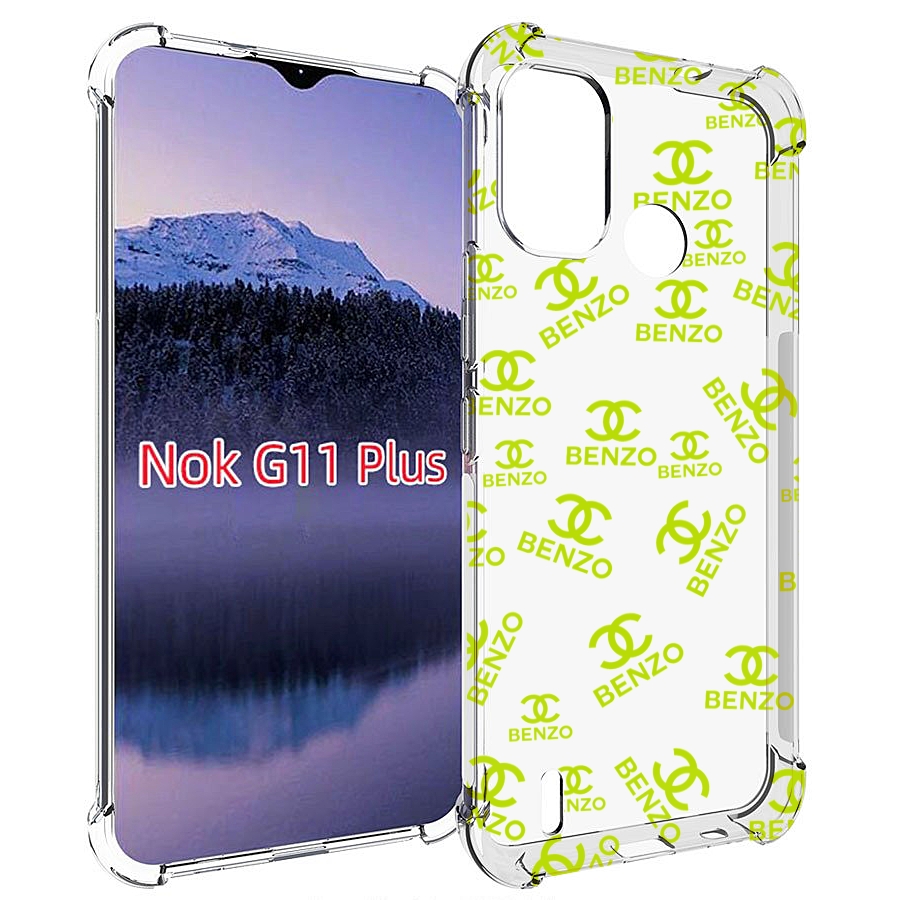 

Чехол MyPads Белый-Бензо для Nokia G11 Plus, Прозрачный, Tocco