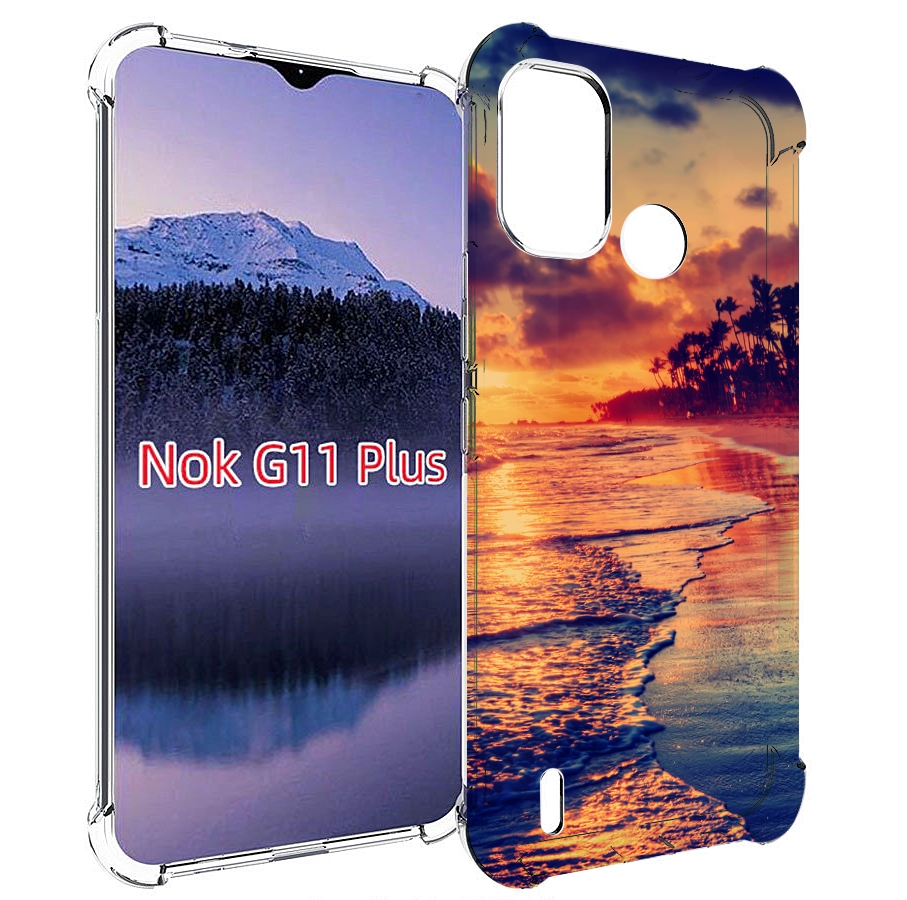 

Чехол MyPads Берег для Nokia G11 Plus, Прозрачный, Tocco
