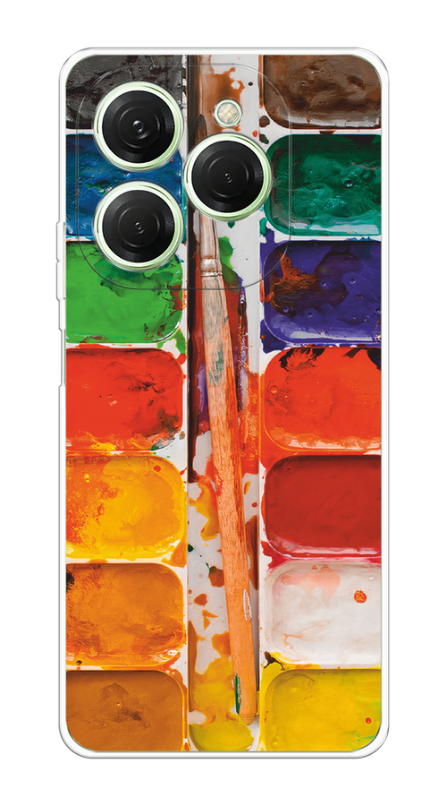 

Чехол на Tecno Spark 20 Pro "Акварель", Красный;желтый;синий, 304850-1