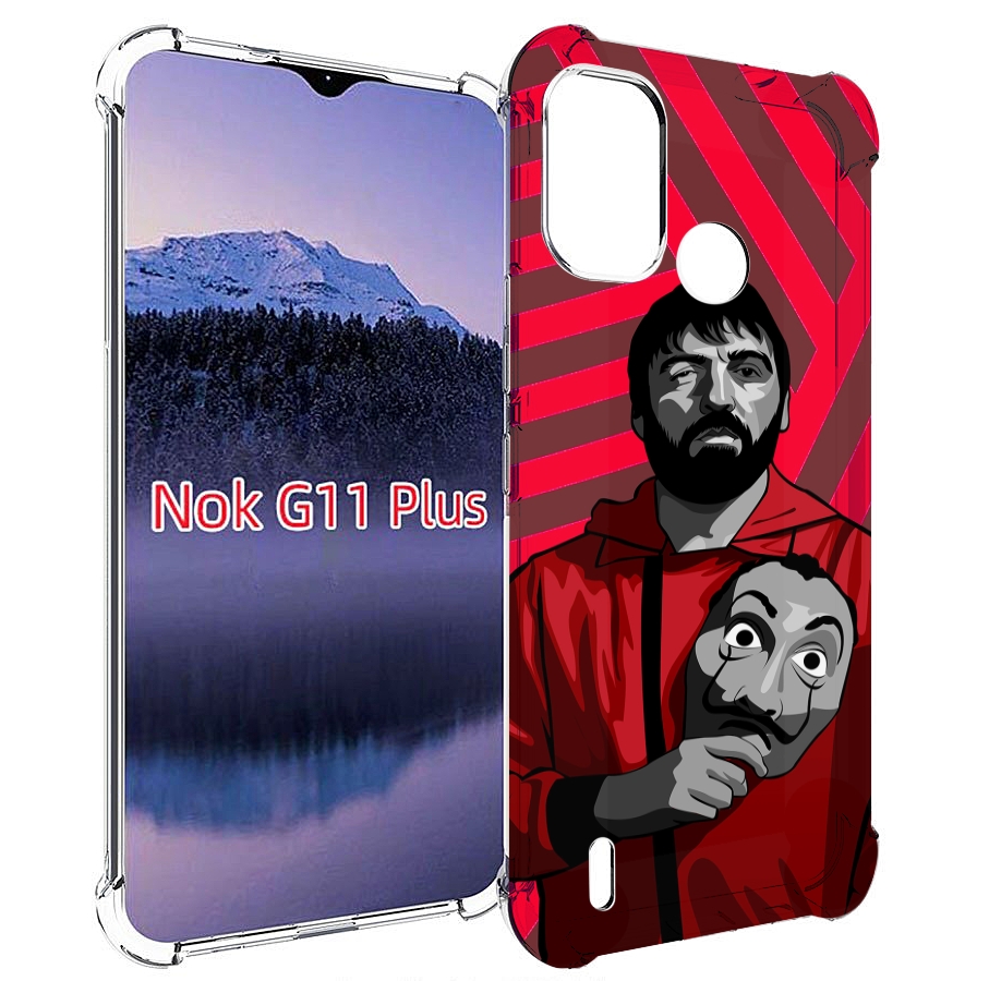 

Чехол MyPads Богата-Бумажный-дом для Nokia G11 Plus, Прозрачный, Tocco