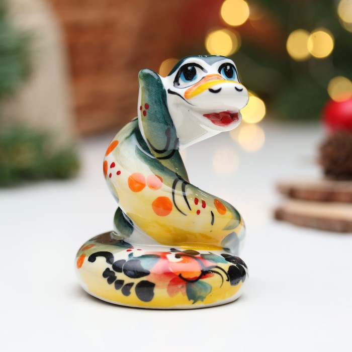 

Сувенир Удавчик Кай, гжель, цвет