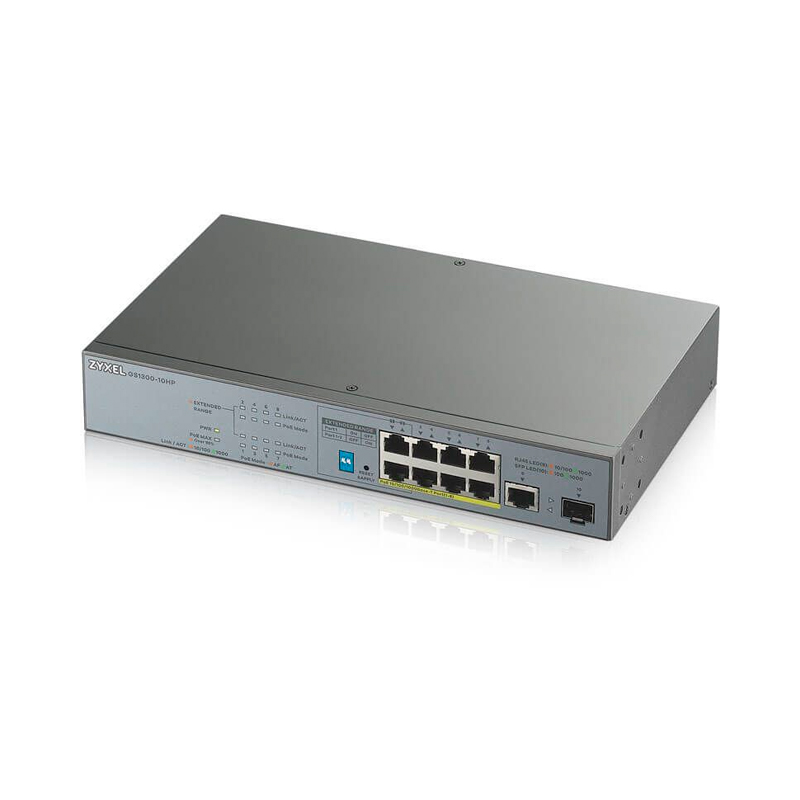 

Коммутатор Zyxel GS1300-10HP-EU0101F Gray, GS1300-10HP-EU0101F