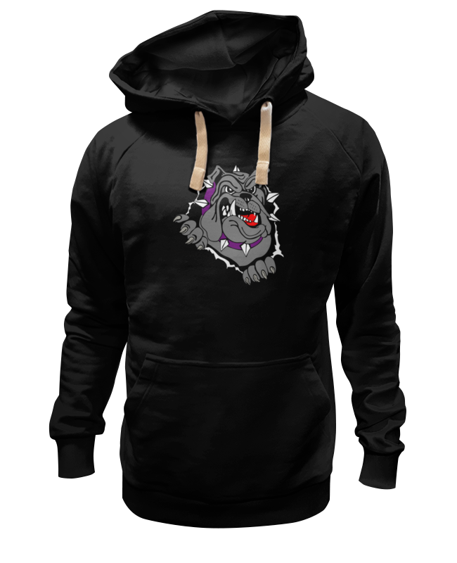 

Худи унисекс Printio Bulldog черное XL, Черный, Bulldog