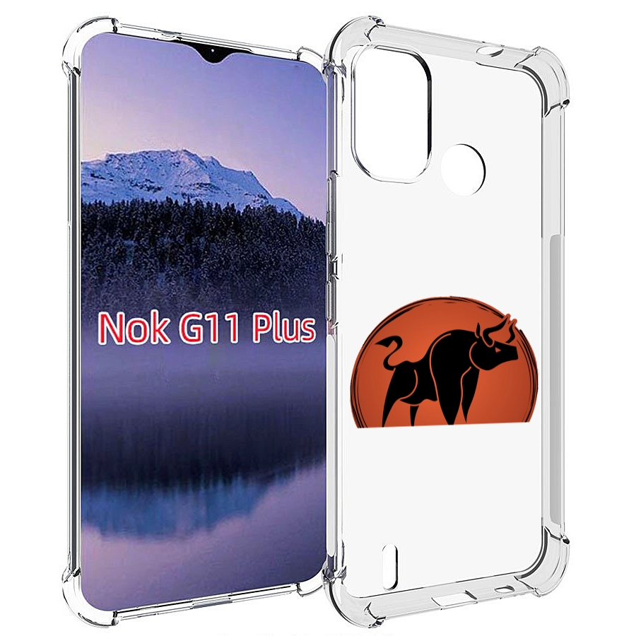 

Чехол MyPads Бык-2 для Nokia G11 Plus, Прозрачный, Tocco