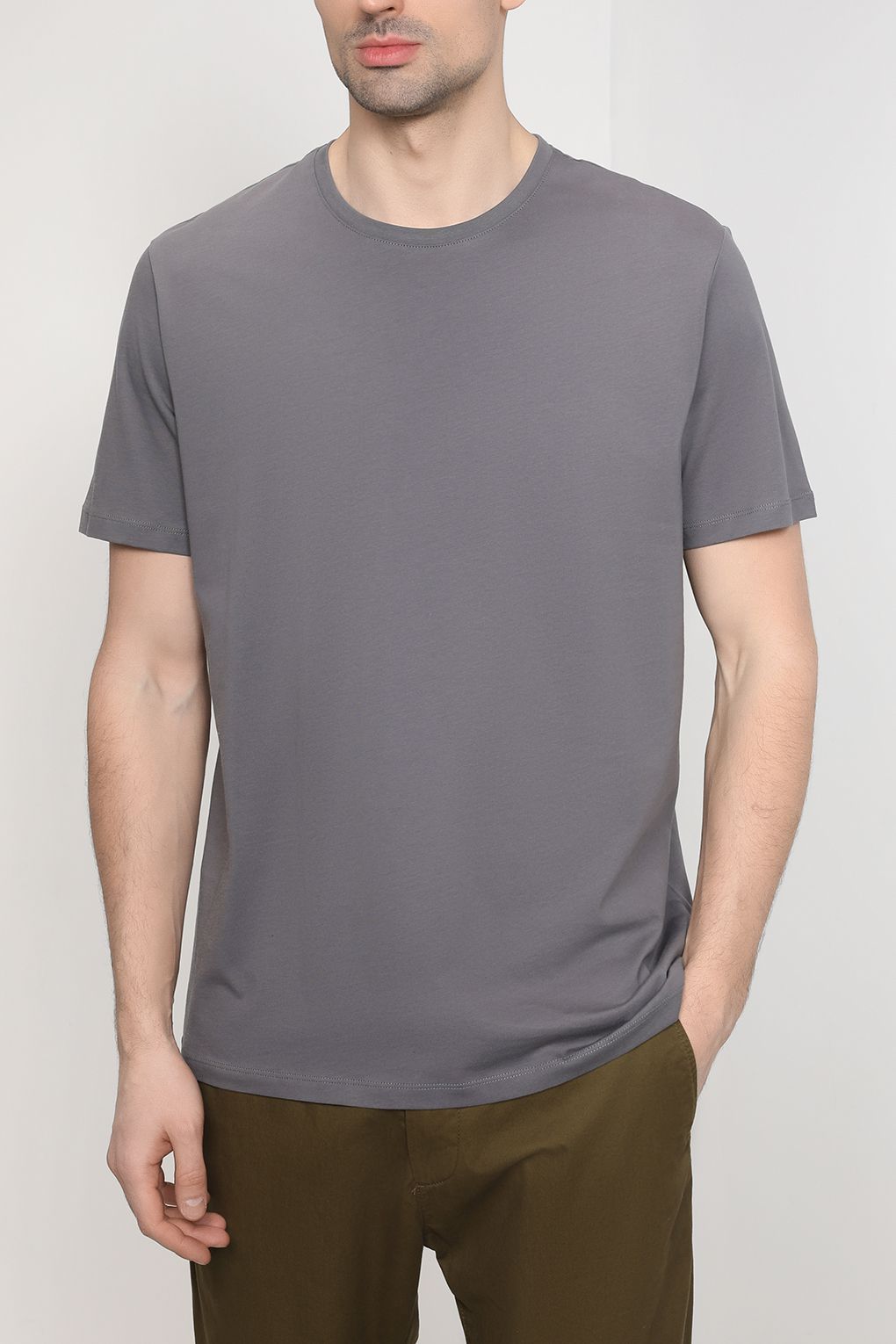 

Футболка мужская Esprit Edc 993CC2K301 серая 2XL, Серый, 993CC2K301