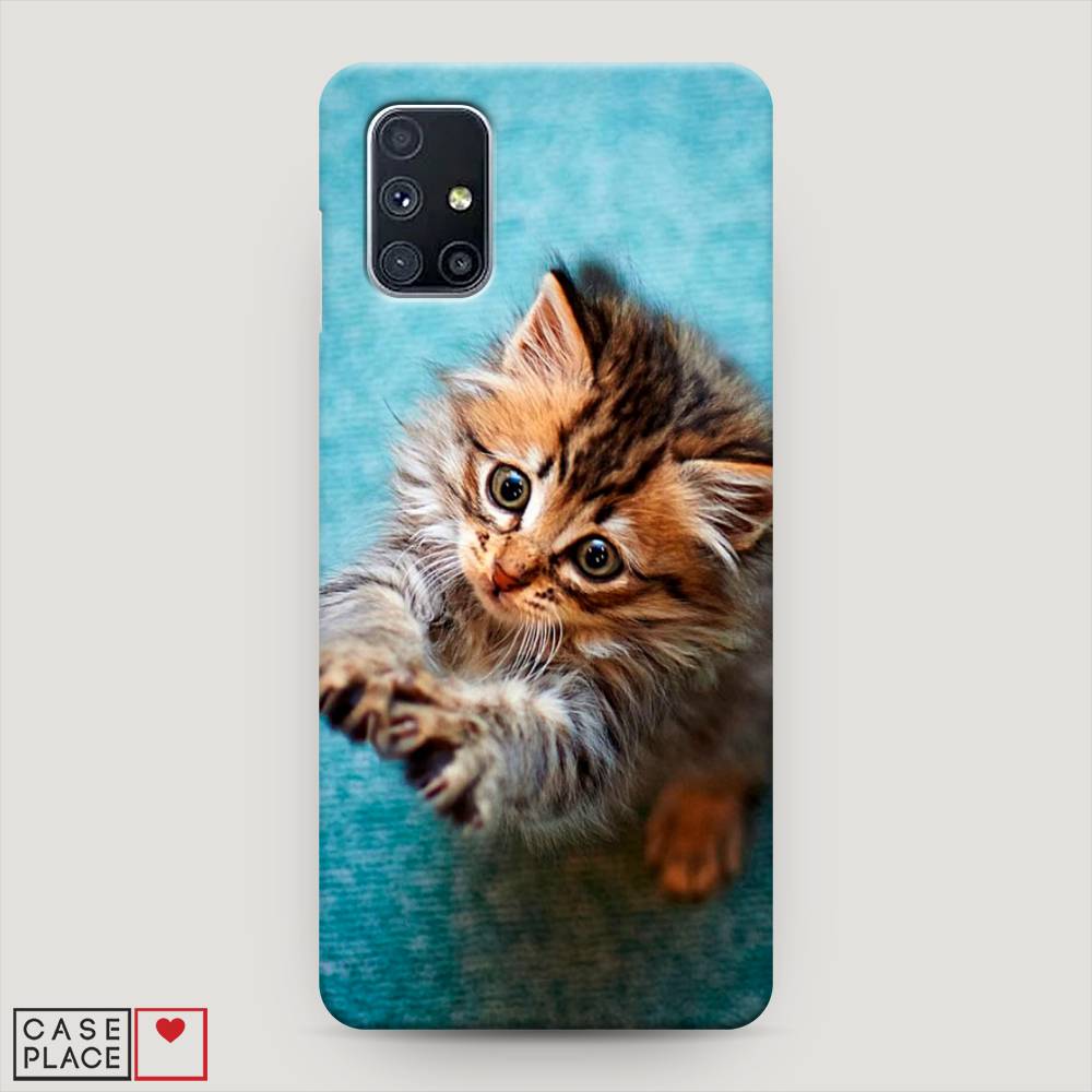 

Пластиковый чехол "Котенок просит есть" на Samsung Galaxy M51, 2101520-1