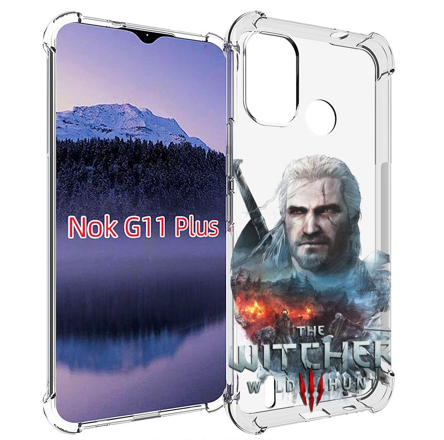 

Чехол MyPads Ведьмак для Nokia G11 Plus, Прозрачный, Tocco